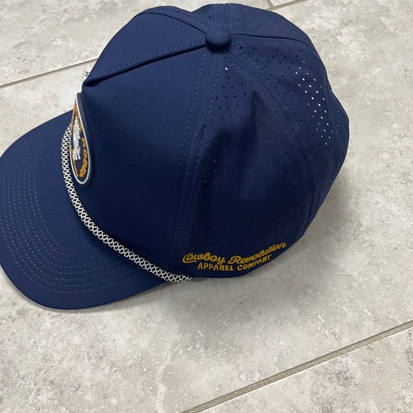 Cowboy Revolution Apparel Co. Men’s Navy Cap Saltwater Rodeo Gulf of Mexico New - Picture 3 of 9